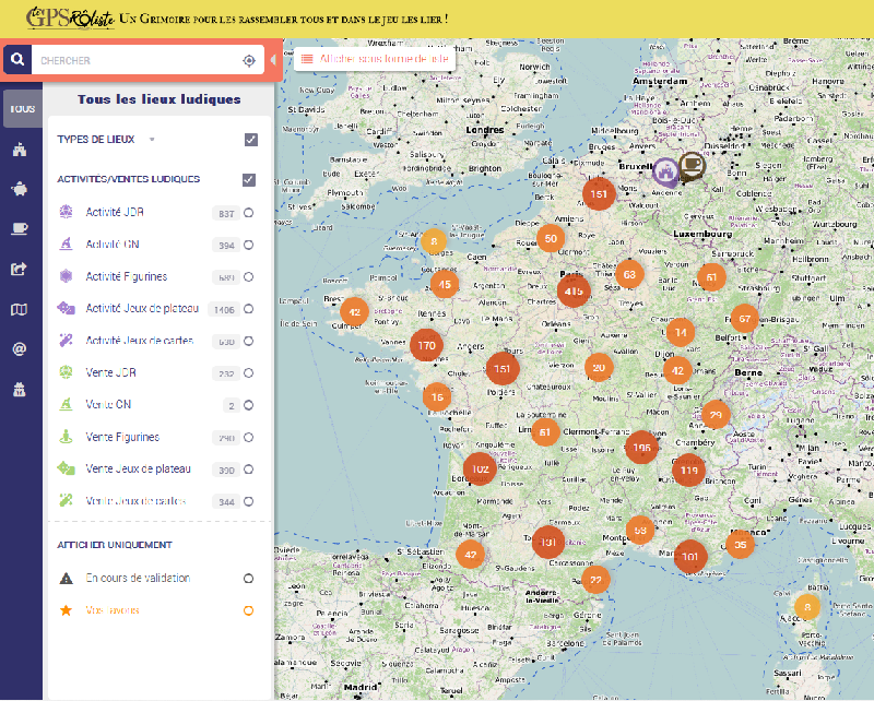 You are currently viewing GPSRôliste – Site web de recensement des structures et lieux francophones ludiques