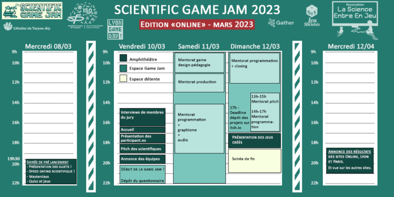 Scientific Game Jam online 2023 - Guilde des Ludopédagogues ...