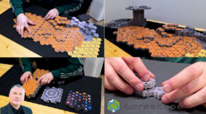 Lire la suite à propos de l’article Lorescape – Des tuiles thématiques en ABS assemblables pour construire des terrains de jeu de rôle ou de wargame pédagogique