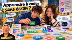 Lire la suite à propos de l’article Apprendre à coder sans ordinateur : quand la programmation redevient un jeu de construction