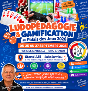 Lire la suite à propos de l’article Ludopédagogie & gamification au Palais des Jeux 2026 : venez jouer, tester… et apprendre autrement !