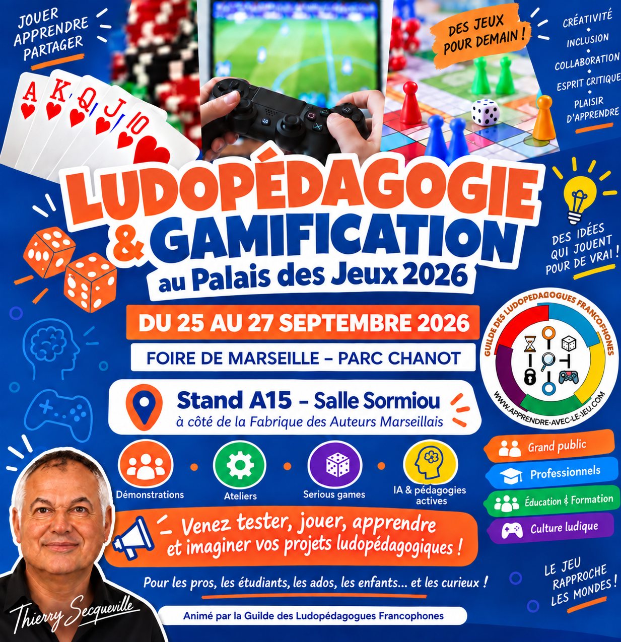 Lire la suite à propos de l’article Ludopédagogie & gamification au Palais des Jeux 2026 : venez jouer, tester… et apprendre autrement !